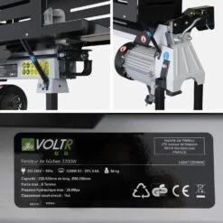 Fendeur De Bûches Horizontal électrique 52cm 2200W + Support -ME Soldes lgs6t2200stand 7438157becd673ec00f17547d9b8b810