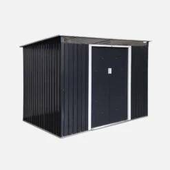 Abri De Jardin En Métal 4,85m2 Avec Puits De Lumière