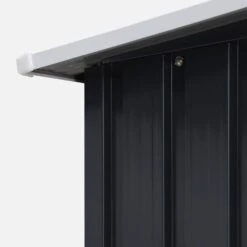 Abri De Jardin En Métal 4,85m2 Avec Puits De Lumière -ME Soldes mssl472at d8b748a294aa758d7f65c83fd116e6d9