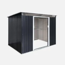 Abri De Jardin En Métal 4,85m2 Avec Puits De Lumière -ME Soldes mssl472at dbf64273935d490f7aa886c02622866b