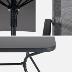 Table De Jardin Acier, 6 Fauteuils Et 1 Parasol -ME Soldes mt140r6umbat f7175b32f475fcaa6ec494b40d61d38c