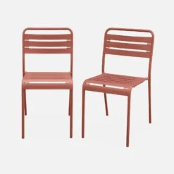 Chaise De Jardin En Acier (lot De 2) Couleur : Terracotta 10 Chaise De Jardin En Acier (lot De 2) Couleur : Terracotta -ME Soldes mtchrx2tc 5982ff00e5f2d11b06cf1b072cce633d