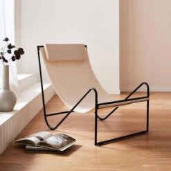 Fauteuil Relax En Toile, Structure Métal 11 Fauteuil Relax En Toile, Structure Métal -ME Soldes mtrlxkdecru 0c5fb173407481f3a957f00107dec44e