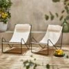 Fauteuil Relax En Toile, Structure Métal (lot De 2) -ME Soldes mtrlxkdecrux2 488a208dd20527b1f8147fb74500af0a