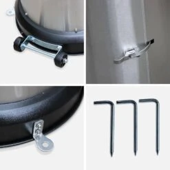 Lot De 2 Parasols Chauffants Gaz 12,5kW 11 Lot De 2 Parasols Chauffants Gaz 12,5kW -ME Soldes pc1104ssx2 8dd254996aa0e9ef89a59adfbb4f58e2