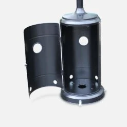 Parasol Chauffant Gaz 12,5kW Couleur : Noir -ME Soldes pc1204bk b73211ed056dbbd27457e1d894f746b6