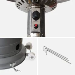 Lot De 2 Parasols Chauffants Gaz 13kW -ME Soldes pc12kdsgyx2 fb57839ddade5820c5cd87191091d1a5