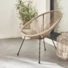 Fauteuil Oeuf En Corde Couleur : Naturel