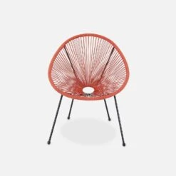 Fauteuil Oeuf En Corde (lot De 2) Couleur : Terracotta -ME Soldes pex2ter 3a335461cbbf7be8ca079c85ba81fd34