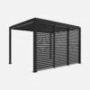 Pergola Bioclimatique Aluminium 3x4 Et Lot De 3 Persiennes 130cm -ME Soldes pgbc3x4p130x3at 6366aa3b77ea84768bf558592ba3ea52