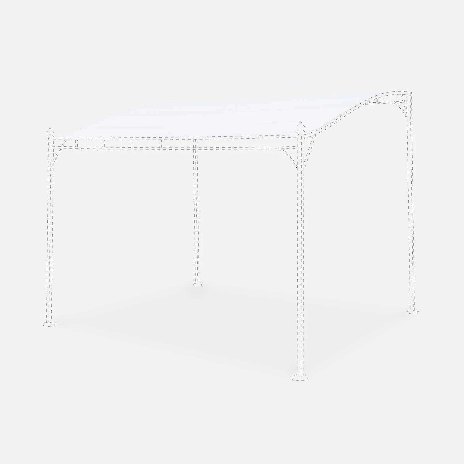 Toile De Toit Pour Pergola 3x2,5m Brestum Couleur : Ecru 3 Toile De Toit Pour Pergola 3x2,5m Brestum Couleur : Ecru