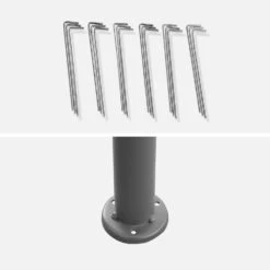 Tonnelle 3x4 M Avec Rideaux Couleur : Gris -ME Soldes pgskd3x4gy 29073f12b8b96b6dea2cf856e14b10e6