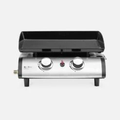 Plancha Gaz 2 Brûleurs Inox 5kW 8 Plancha Gaz 2 Brûleurs Inox 5kW -ME Soldes ph1002sb 6ed3b654a6d7ad596da35a3fdc801267