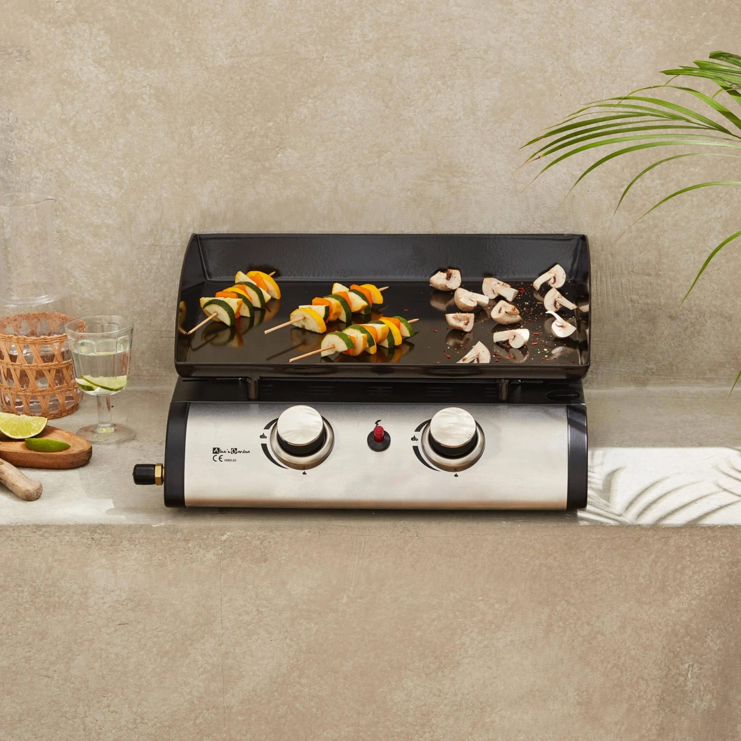 Plancha Gaz 2 Brûleurs Inox 5kW 3 Plancha Gaz 2 Brûleurs Inox 5kW