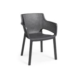 Table De Jardin Résine + 8 Chaises Empilables Couleur : Graphite -ME Soldes plk240er8bk 8b730c466b47cad0c1143e9a2c0c62a1