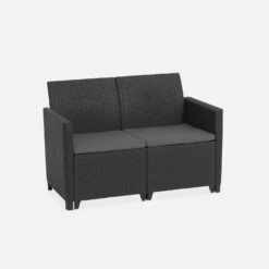 Salon De Jardin Imitation Rotin 4 Places -ME Soldes plk2518bkgy 15996c5b9d36acfaa9b5318ab6f798e1