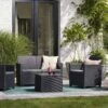 Salon De Jardin Imitation Rotin 4 Places -ME Soldes plk2518bkgy 3e4197bbe1790a026b10cdb69bdc9994