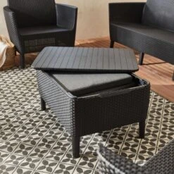 Salon De Jardin Imitation Rotin 5 Places -ME Soldes plk3101bkgy 462a4e99bb6f7f94b48f94b6ddf17db0