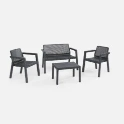 Salon De Jardin Résine Injectée 4 Places Sans Coussins -ME Soldes plk4kdbk b422dc194b8d86b798f1f0ad93bc13db