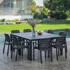 Table De Jardin Modulable Résine De Synthèse 4 à 10 Places -ME Soldes plktbl150bkx2 1f8277fcacacf4f4585308d0ebe51e30