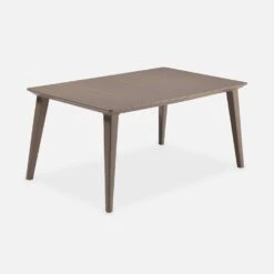 Table De Jardin Résine De Synthèse 4 à 6 Places Couleur : Cappuccino -ME Soldes plktbl160cp 5157a8530cdae603eede70648d85466b
