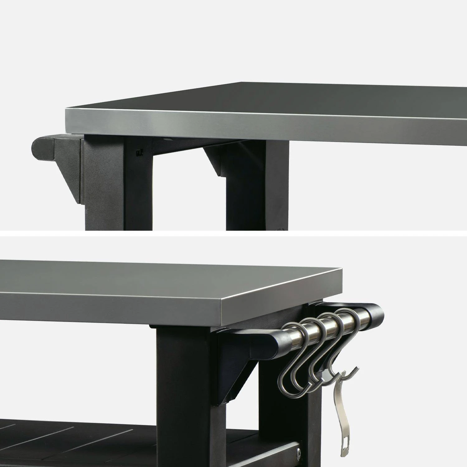 Desserte Extérieure Avec Rangements Pour Plancha 5 Desserte Extérieure Avec Rangements Pour Plancha – Image 3