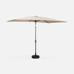 Parasol Rectangulaire 2x3m Couleur : Sable -ME Soldes pu2x3sand 1062fd54c6df0bb0d7ab5bd372bf1580