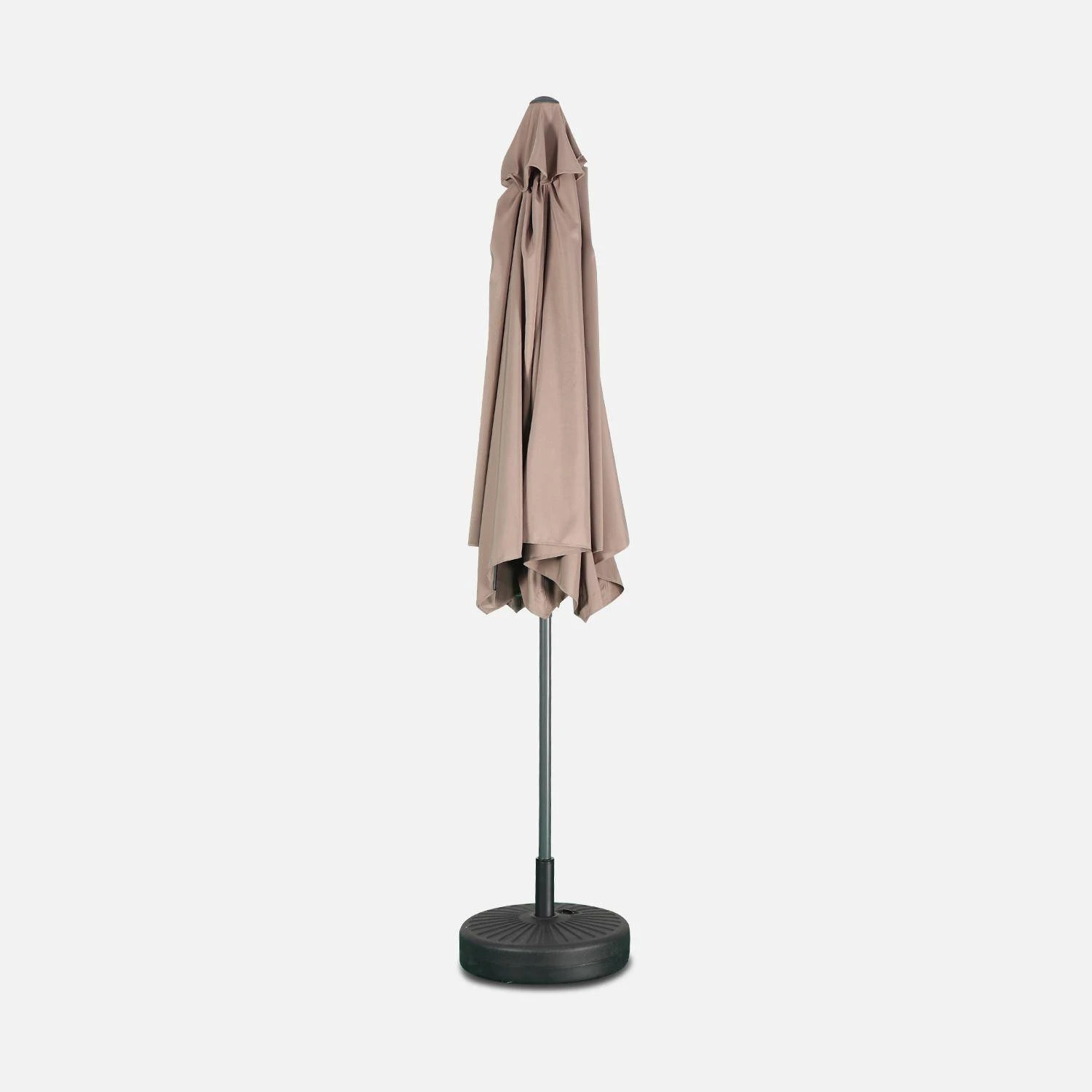 Parasol Rond 3m Couleur : Taupe 7 Parasol Rond 3m Couleur : Taupe – Image 5
