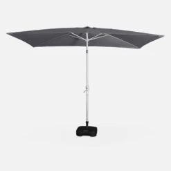 Parasol Rectangulaire 2x3m, Aluminium Anodisé Couleur : Gris -ME Soldes puano2x3gy 6bb60ccee808c521c1649500f1ae2c86