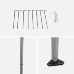 Tonnelle Pliante 3x3 M -ME Soldes pug3x3sand bd2c37574f34202c5239d5188970939c