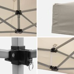 Tonnelle Pliante 3x3 M -ME Soldes pug3x3sand fcb446687b6a05462b90e4c45349ffe1