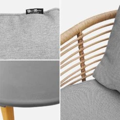 Salon De Jardin Bas Résine Tressée Effet Rotin 2 Places Couleur : Gris Chiné -ME Soldes rawarmtx2gy f362c98881aadb0ebfc95f2a23c2d909