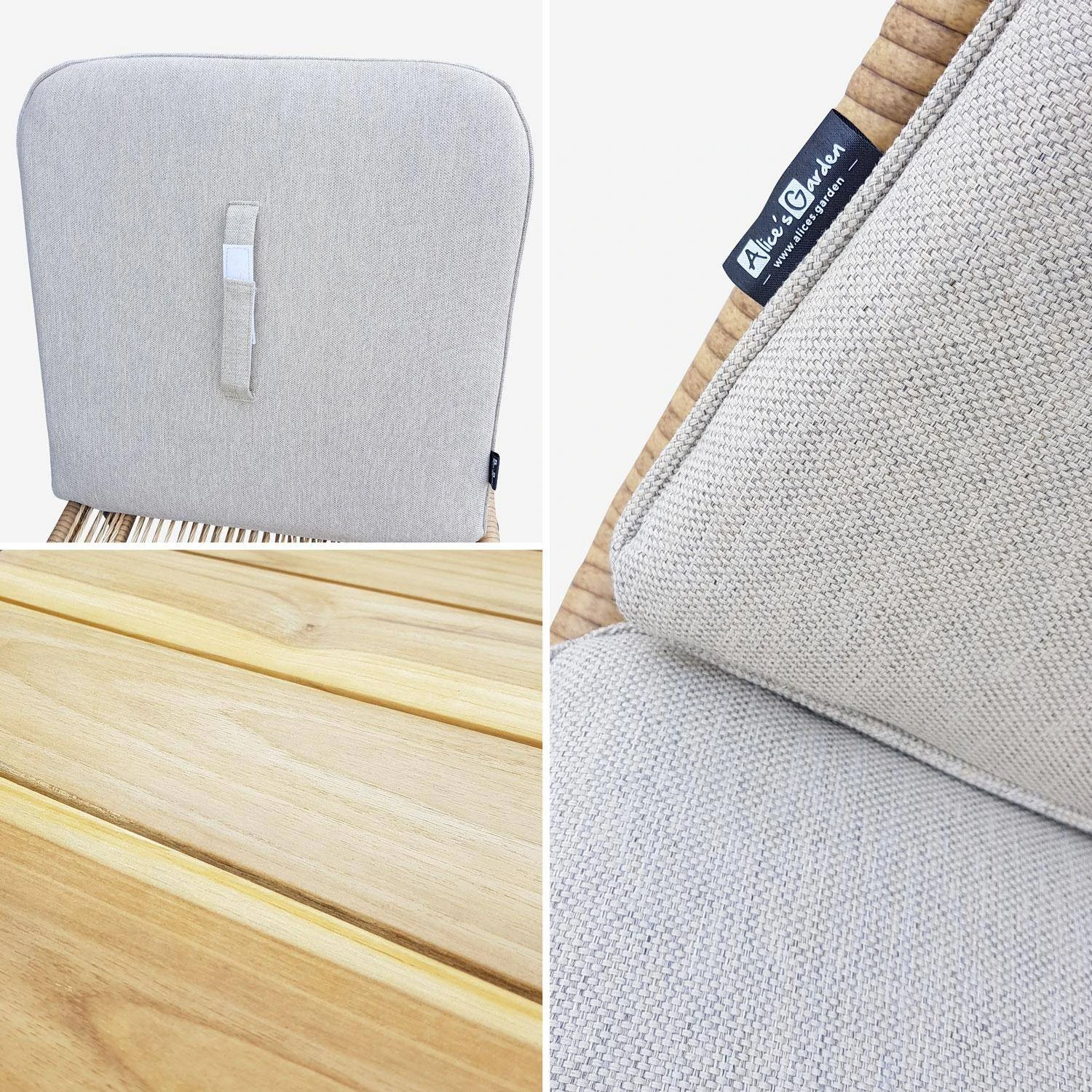 Salon De Jardin Bas Résine Tressée Effet Rotin 2 Places 7 Salon De Jardin Bas Résine Tressée Effet Rotin 2 Places – Image 5