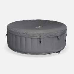 Spa Gonflable 4 Places Rond Bande LED, Système Anti-gel, Bâche -ME Soldes spa180lrledgy 3e980555b1585e35a6337548ff4d94fc