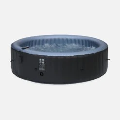 Spa Gonflable 8 Places Rond, Filtration MDC, Désinfection UVC, Bâche