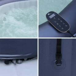 Spa Gonflable 6 Places Rond Jets Hydromassages Désinfection UVC, Anti Gel, M-one 11 Spa Gonflable 6 Places Rond Jets Hydromassages Désinfection UVC, Anti Gel, M-one -ME Soldes spacarltonrd6 0b49010070d4247dcda9a235daaeb95a