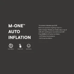 Spa Gonflable 6 Places Carré Jets Hydromassages Désinfection UVC Anti Gel, M-one -ME Soldes spaotiumsq6 1b7ca32a228f55025afa3f2aad609c91