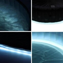 Spa Gonflable 6 Places Rond Bande LED, Filtration MDC, Désinfection UVC, Bâche 11 Spa Gonflable 6 Places Rond Bande LED, Filtration MDC, Désinfection UVC, Bâche -ME Soldes spastarryrd6 4373ffa04e507e97785022279ebdaede