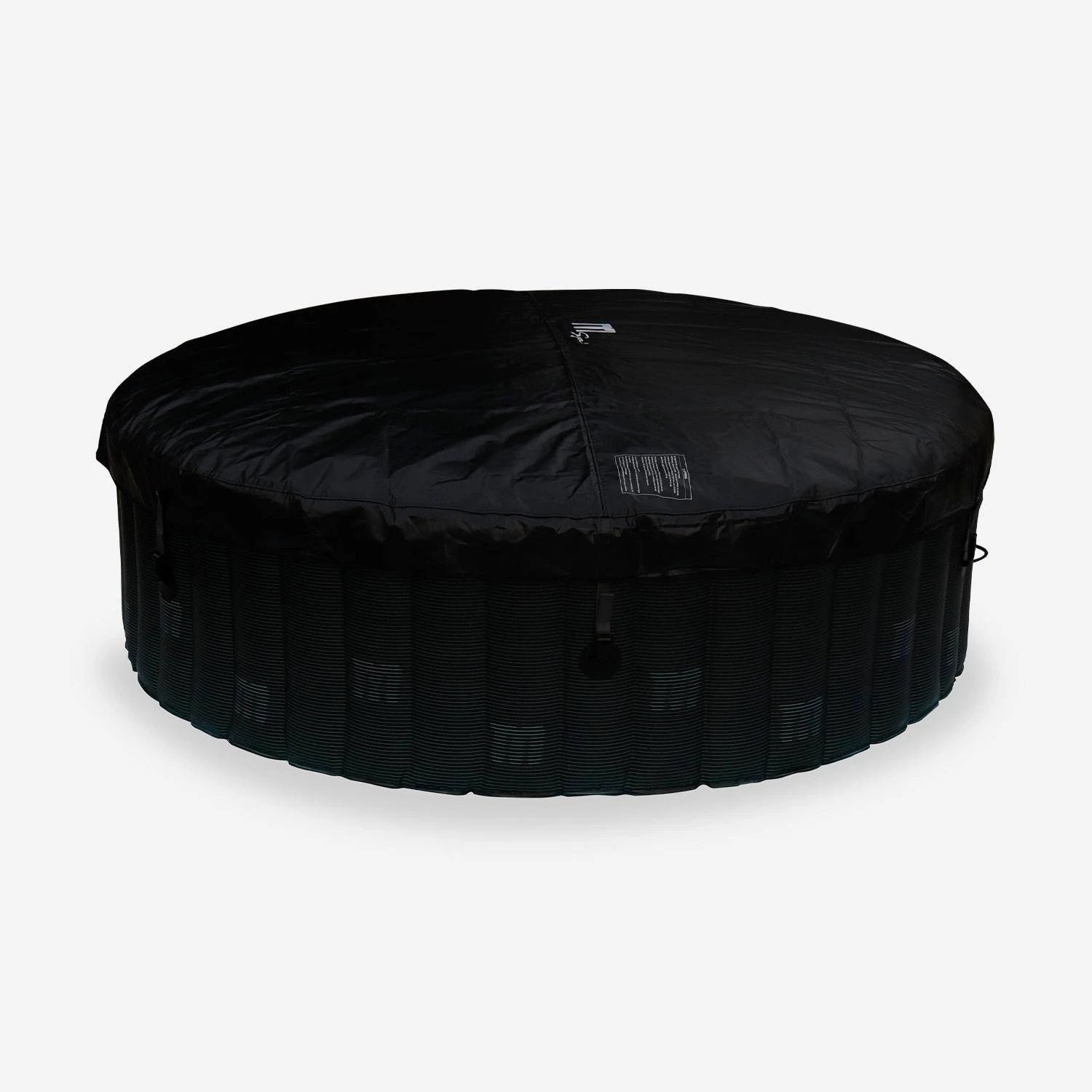 Spa Gonflable 6 Places Rond Bande LED, Filtration MDC, Désinfection UVC, Bâche 6 Spa Gonflable 6 Places Rond Bande LED, Filtration MDC, Désinfection UVC, Bâche – Image 4