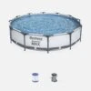 Piscine Hors Sol Tubulaire Ronde Avec Pompe Et Filtre ∅3,6m -ME Soldes spbw370fpgy 2d15fb12b8a9255d149aef825f4323e4