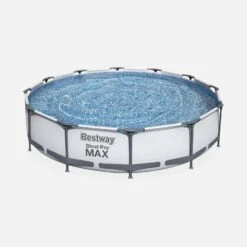 Piscine Hors Sol Tubulaire Ronde Avec Pompe Et Filtre ∅3,6m + Échelle -ME Soldes spbw370fpl2 c3075c97c3ac6f027e03d2bdd320f9d2