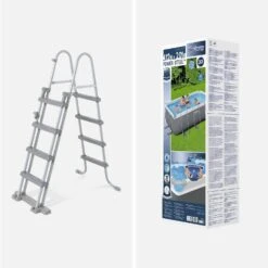 Piscine Hors Sol Tubulaire Rectangulaire Avec Accessoires -ME Soldes spbw4x2hggy 26ab8b08ac04ee1abfe71b4b262cafde