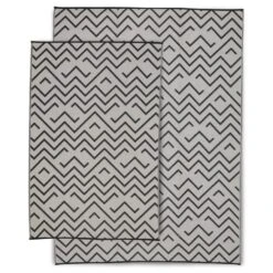 Tapis Extérieur Rectangulaire Motif Vagues -ME Soldes tapis d exterieur 180x270cm sydney rectangulaire motif vagues noir beige 6e4f0c99d170dcc9a8431703ff3f3046