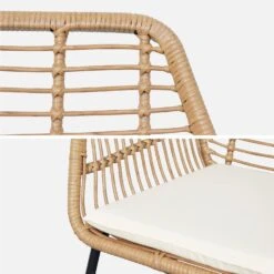 Salon De Jardin Résine Effet Rotin Et Métal 4 Places -ME Soldes wk4bamb 0aa4efc0d225eb52319ef3021256cfff