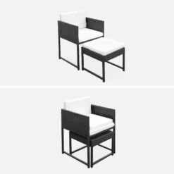 Table De Jardin Encastrable Résine Tressée 6 Chaises, 4 Poufs Couleur : Noir / Ecru 12 Table De Jardin Encastrable Résine Tressée 6 Chaises, 4 Poufs Couleur : Noir / Ecru -ME Soldes wk6cubepfbk afc27f78a8da28355d6e9cd0db3ac5b8