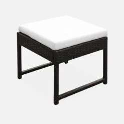 Table De Jardin Encastrable Résine Tressée 8 Chaises, 4 Poufs Couleur : Marron / Ecru 11 Table De Jardin Encastrable Résine Tressée 8 Chaises, 4 Poufs Couleur : Marron / Ecru -ME Soldes wk8cubepfbn 515a21bf5bbf16be70b958ae93b14245