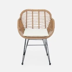 Fauteuil Effet Rotin Résine Et Métal (lot De 2) -ME Soldes wkchrx2bamb 7856d2c8ef85fb5d8ed0d0de39bae9cc