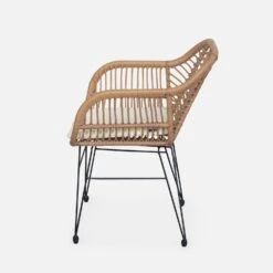 Fauteuil Effet Rotin Résine Et Métal (lot De 2) -ME Soldes wkchrx2bamb e7fa6f8973ed0bf8fae1607e39015e68