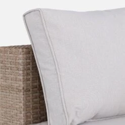 Fauteuil De Jardin + Repose Pieds, Résine Tressée Couleur : Beige / Beige -ME Soldes wksofanatbg 4d52706c10b9a2f51da433d29ec43548