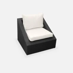Salon De Jardin Triangle Résine Tressée 2 Places Couleur : Noir / Ecru -ME Soldes wktrianglebk 7bf39ff930ded704688d3d4cf22d053b
